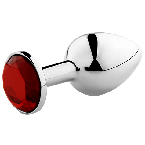 SECRETPLAY metalen anaalplug rood