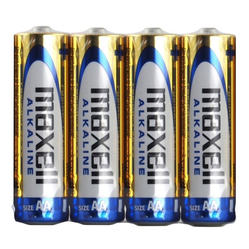 AA batterij LR6, pak van 4, alkaline, hoge prestaties, lange bewaartijd, MAXELL