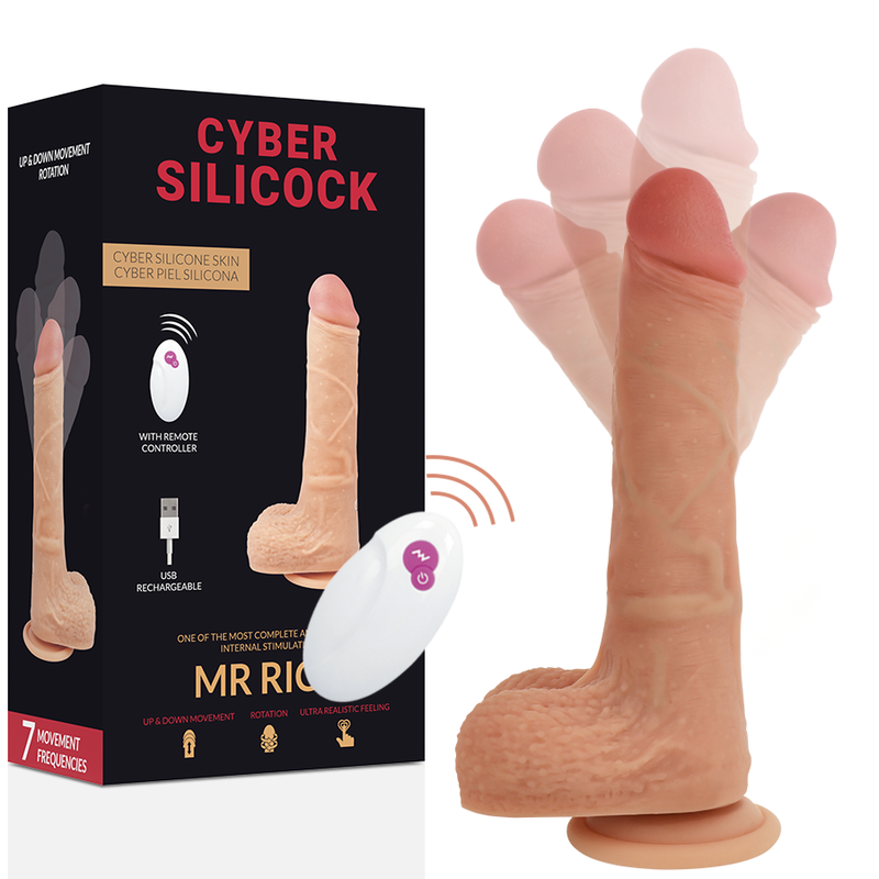 CYBER SILICOCK Mr Rick met afstandsbediening
