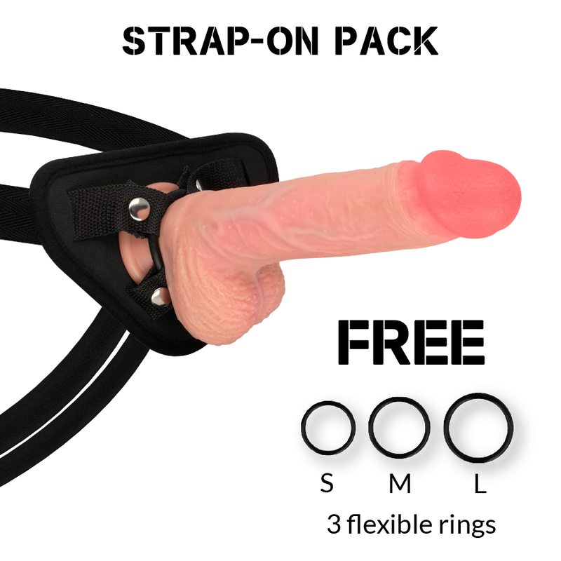ROCK ARMY Spitfire dildo met harnas